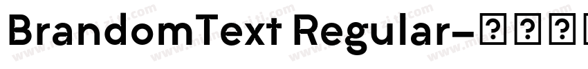 BrandomText Regular字体转换